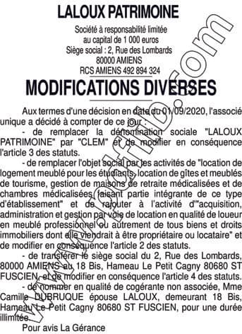 Contenu publication