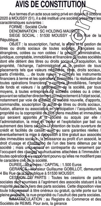 Contenu publication