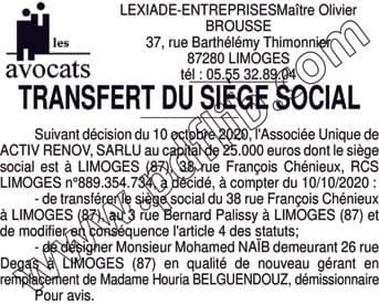 Contenu publication
