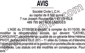 Contenu publication