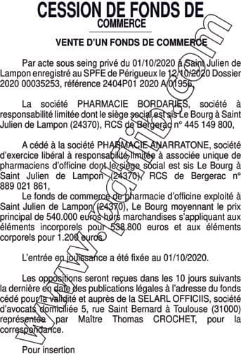 Contenu publication