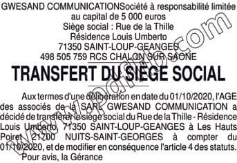 Contenu publication