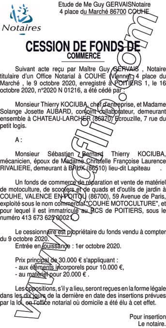 Contenu publication