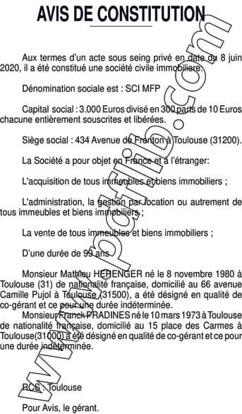 Contenu publication