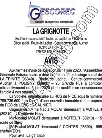 Contenu publication