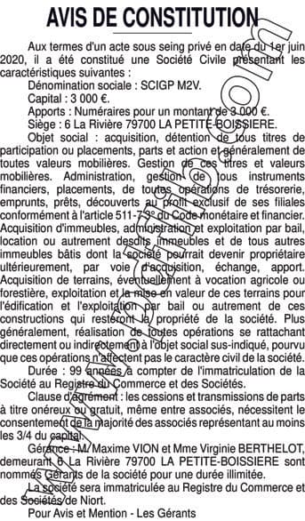 Contenu publication