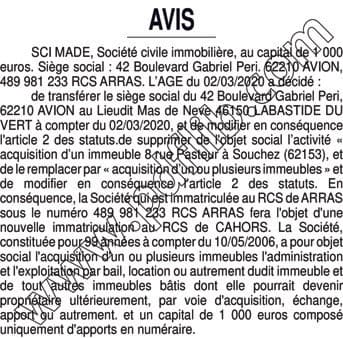 Contenu publication