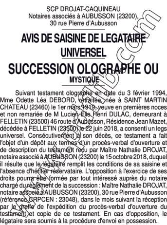 Contenu publication