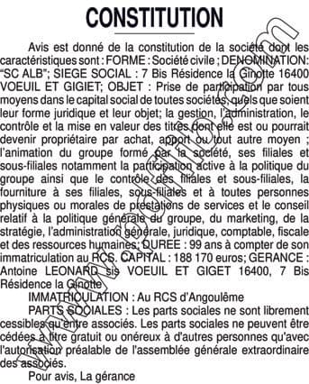 Contenu publication