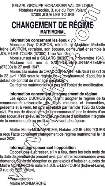 Contenu publication
