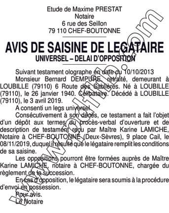 Contenu publication