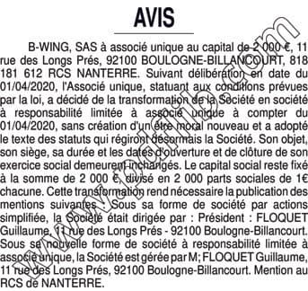 Contenu publication