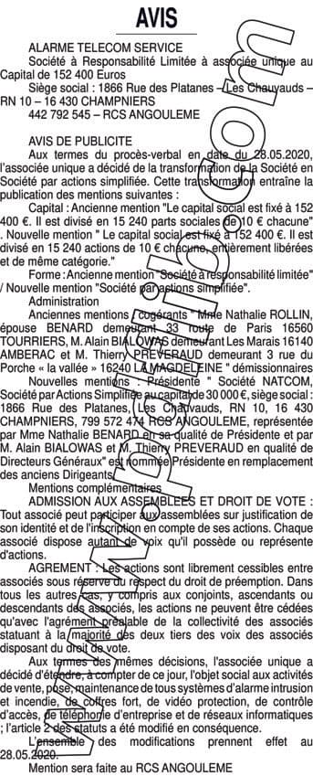 Contenu publication