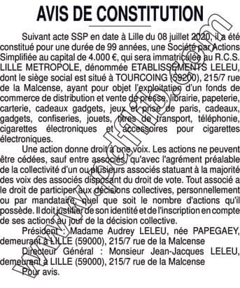 Contenu publication