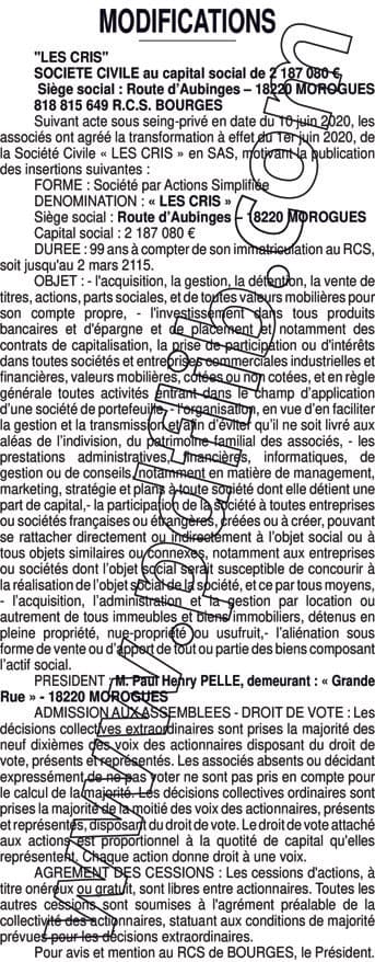 Contenu publication