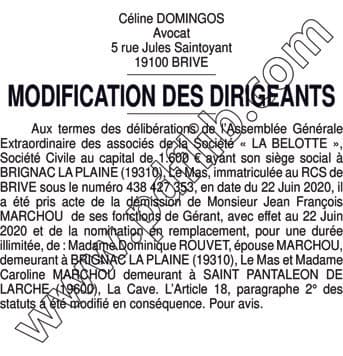 Contenu publication