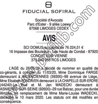 Contenu publication