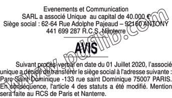 Contenu publication