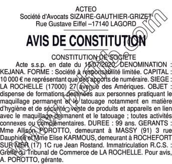 Contenu publication