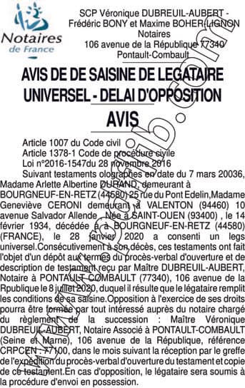 Contenu publication