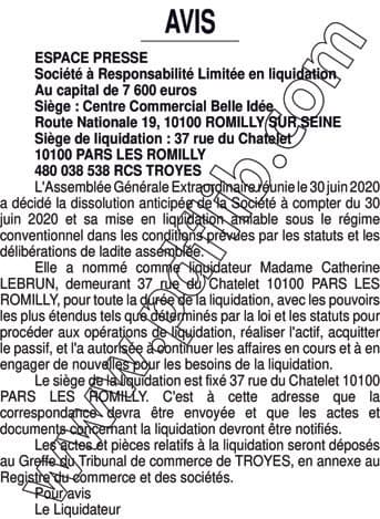 Contenu publication