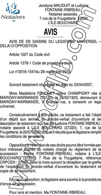Contenu publication