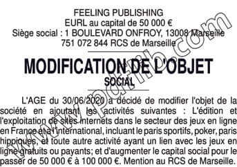 Contenu publication