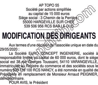 Contenu publication