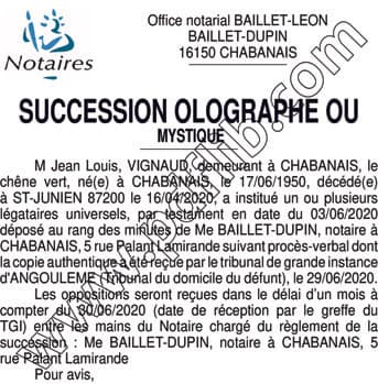 Contenu publication