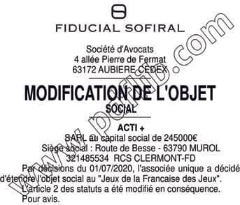 Contenu publication