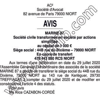 Contenu publication