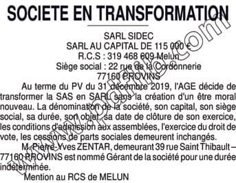 Contenu publication
