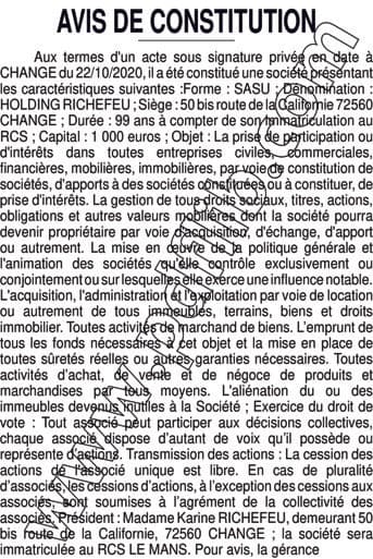 Contenu publication