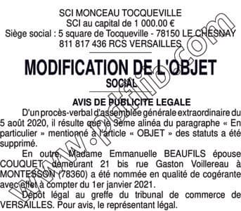 Contenu publication