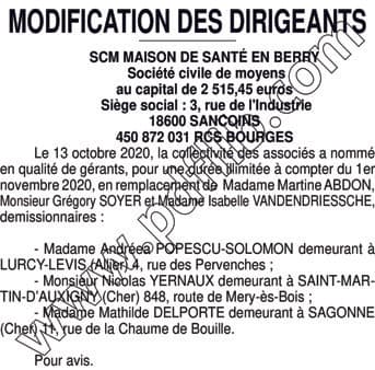 Contenu publication