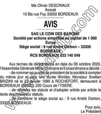 Contenu publication