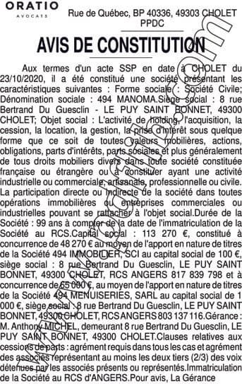Contenu publication