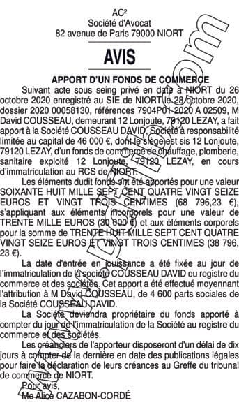 Contenu publication