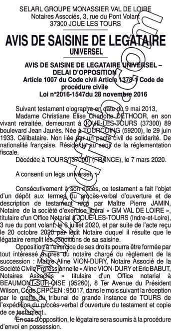 Contenu publication