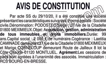 Contenu publication