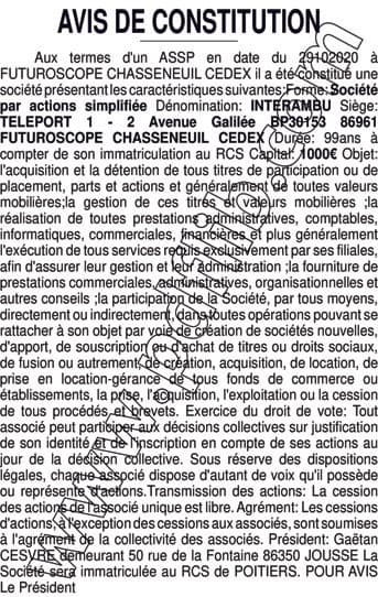 Contenu publication