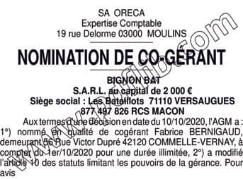 Contenu publication