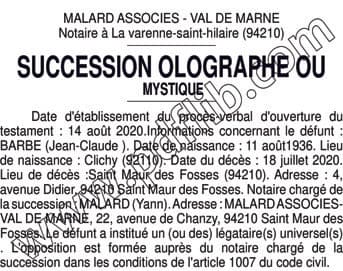 Contenu publication