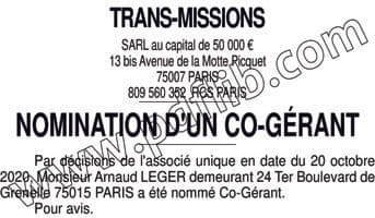 Contenu publication