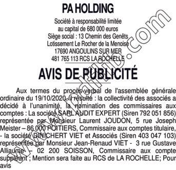 Contenu publication