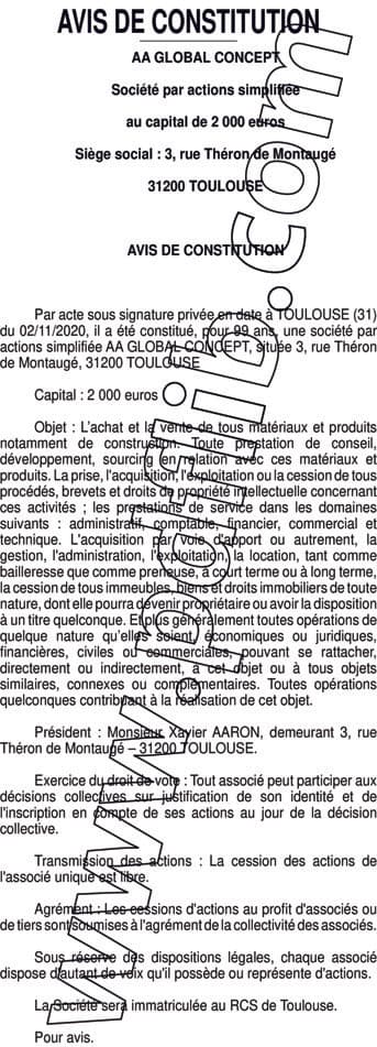 Contenu publication