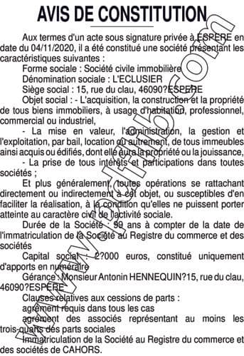 Contenu publication