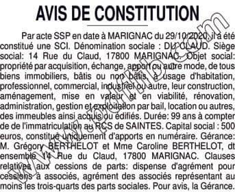 Contenu publication