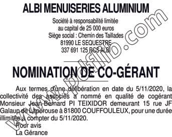 Contenu publication