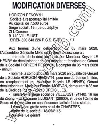 Contenu publication